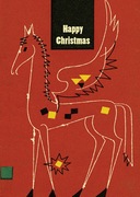 z- Christmas Pegasus greeting card